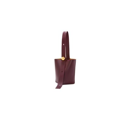 LOEWE Medium Pebble bucket in smooth calfskin(high-end grade)