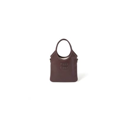 MIUMIU MINI IVY leather handbag(HIGH-END GRADE)