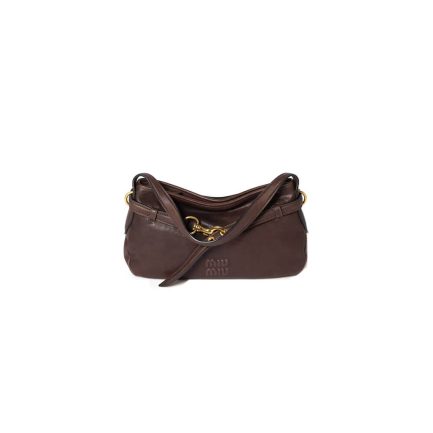 MIUMIU Regular Aventure nappa leather bag(HIGH-END GRADE)