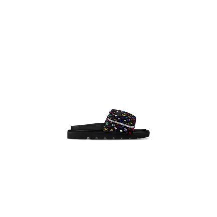 LV x TM Pool Pillow Flat Comfort Mule