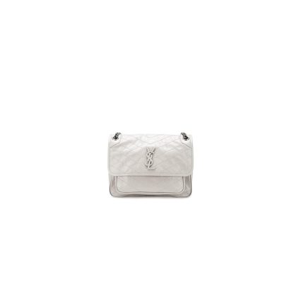 YSL NIKI MEDIUM IN CRINKLED VINTAGE LEATHER(HIGH-END GRADE)