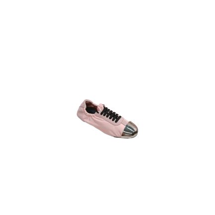 PRADA Collapse Re-Nylon and suede sneakers with metal toecap