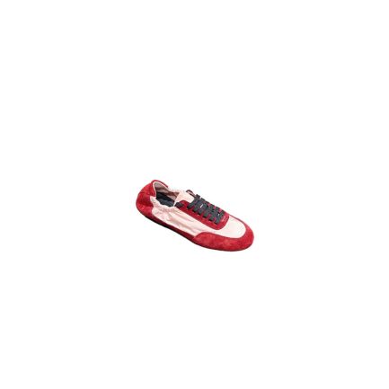 PRADA Collapse Re-Nylon and suede elasticized sneakers