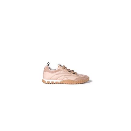 MIUMIU Tyre technical fabric and suede sneakers