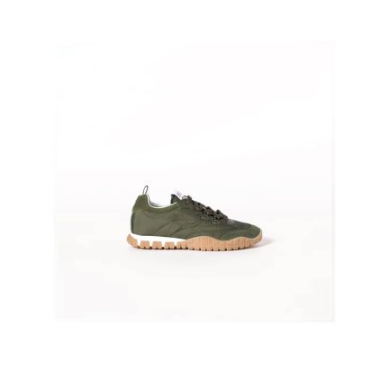 MIUMIU Tyre technical fabric and suede sneakers