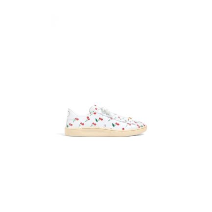 VALENTINO ROYCO Women's Cherry Pattern Soft Calfskin Sneakers