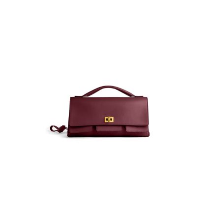 Balenciaga Women's Bel Air Clutch On Strap Small(HIGH-END GRADE)