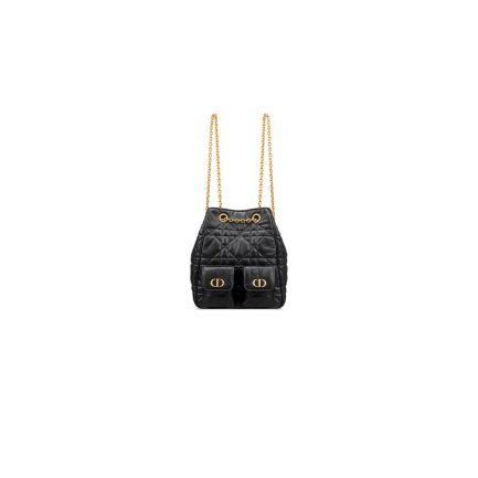 Dior Medium Dior Caro Multicarry Backpack with Chain(HIGH-END GRADE)