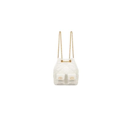 Dior Medium Dior Caro Multicarry Backpack with Chain(HIGH-END GRADE)