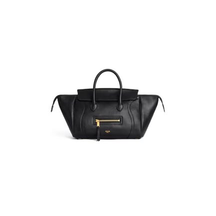 CELINE SMALL NEW LUGGAGE IN SUPPLE SHINY LAMBSKIN(HIGH-END GRADE)