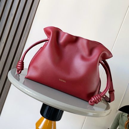 LOEWE Medium Flamenco clutch in nappa calfskin(HIGH-END GRADE)